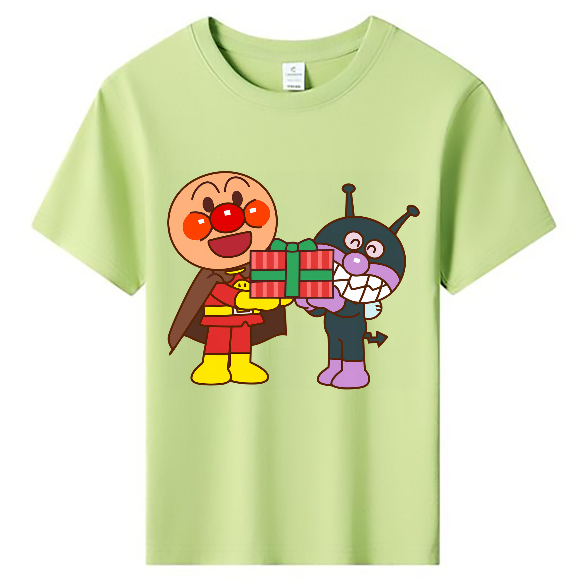 （画像用） アンパンマン Anpanman 綿100％キッズTシャツ（フロントプリント）